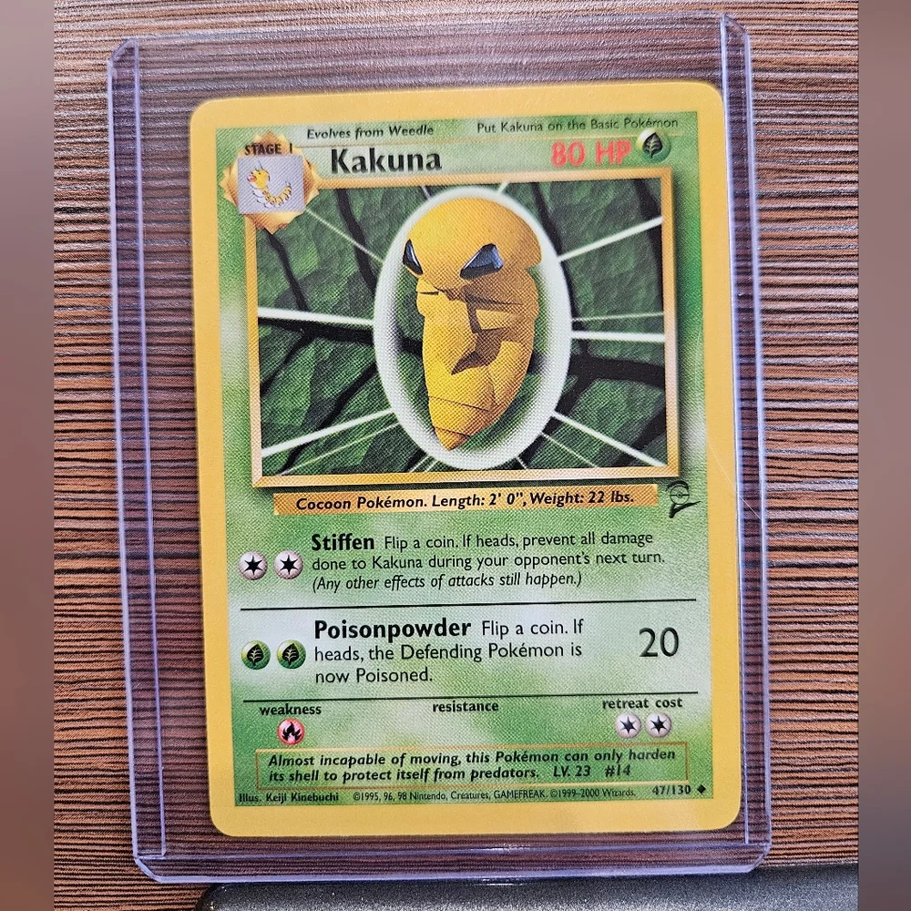Pokémon Kakuna 47/130 Base Set 2 Card